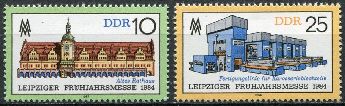 Almanya (Dou) 1984 Damgasz Leipzig Bahar Fuar S