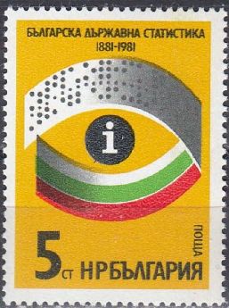 Bulgaristan 1981 Damgasz Bulgar statistiinin 10