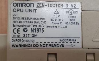 Omron Zen-10C1Dr-D-V2 plc