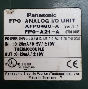 Panasonc Afp0480-A