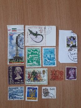 Posta pullar koleksiyonu yabanc kark