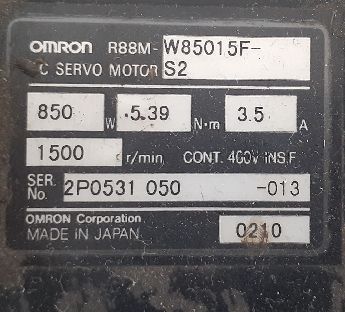 Omron R88M-W85015F-S2