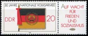 Almanya (Dou) 1986 Damgasz Ulusal Savunmann 30.