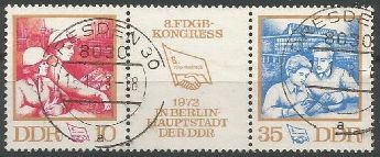Almanya (Dou) 1972 Damgal 8. Ftgb Kongresi Seris