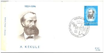 Belika 1966 Damgasz A. Kekule Ansana  Fdc