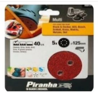Black &Decker Pranha Tools Disk Zmpara S 40 Kum