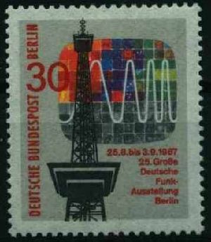 Almanya (Berlin) 1967 Damgasz 25. Berlin Alman Ra
