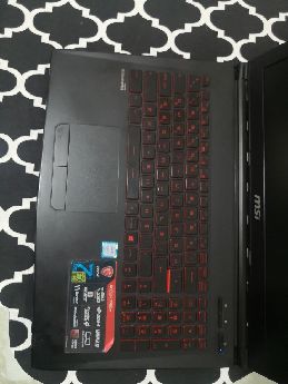 MSI gl62m laptop gtx1050 