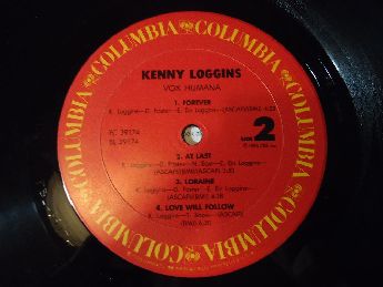 Kenny Loggins - Vox Humana Lp Temiz
