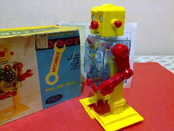 Antika Oyuncak 1960's Lemssa ocuk Rehberlik Robot