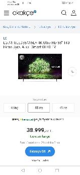 LG oled TV 4K ultra hd 139 ekran