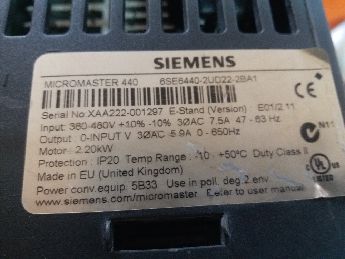 Semens | {6Se6440-2Ud22-2Ba1}