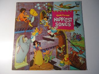 Walt Disney's Happiest Songs Lp Tertemiz