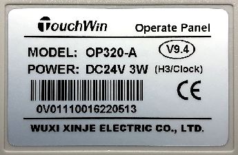 Touchwin Op320-A Hmi