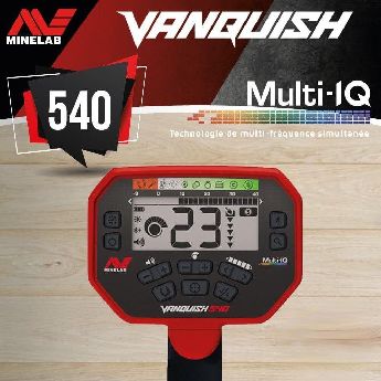 Minelab Vanquish 540 Pro  Multi Frekans Metal Dede
