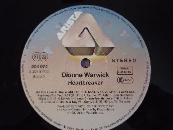 Dionne Warwick - Heartbreaker Lp Tertemiz