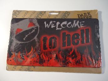 Depesche Metal Tabela Welcome to Hell Sfr