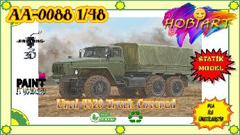 Aa-0088 1/48 Ural 4320 Truck Covered