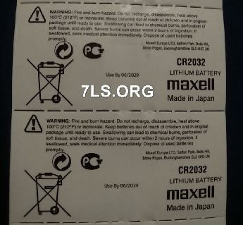 Maxell Cr 2032 3V Lityum Pil