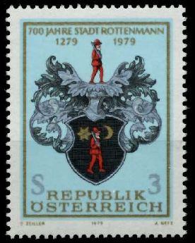 Avusturya 1979 Damgasz RottenmannIn 700.Yl Ser
