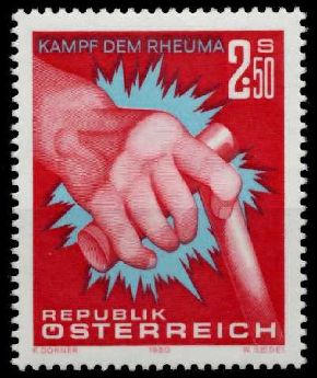 Avusturya 1980 Damgasz Romatizma le Mcadele Ser
