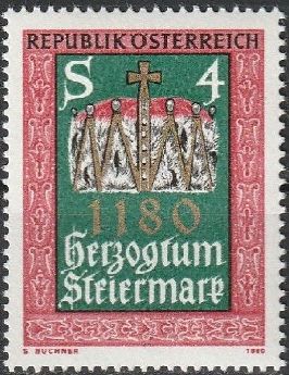 Avusturya 1980 Damgasz Steiermark DkalNn 80