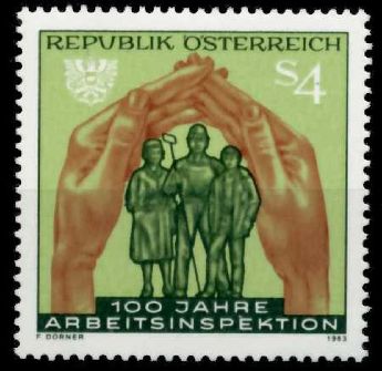 Avusturya 1983 Damgasz  Teftiinin 100. Yl Se