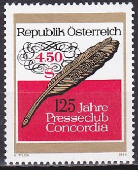 Avusturya 1984 Damgasz Presseclub ConcordiaNn 1