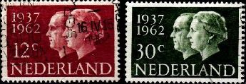 Hollanda 1962 Damgal Kralie Juliana Ve Prens Ber