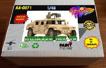 Aa-0071 1/48 Humvee Mk 19