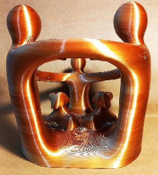 D-0266 Family Dogs Sculpture