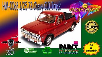 Hm-0068 1/25 72 Chevy C10 Truck