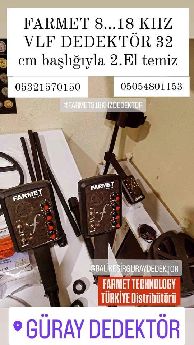 Farmet 8-18 Khz Vlf Dedektr Temiz 2.Nci El* 32.5