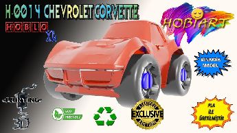 H-0014 Chevrolet Corvette (Hoblo Xl Araba)