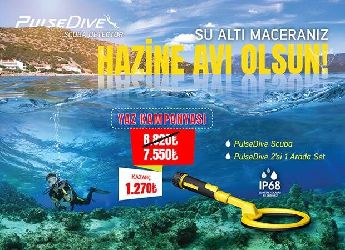 Nokta Pulse Dive Scuba 20 Cm Sualt Dedektr ve No