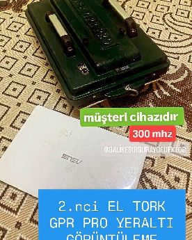 2nci El Tork Gpr Pro 300 mhz Kapal Anten Yeralt