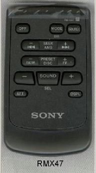 Sony RM-X47 Uzaktan Kumanda