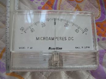 Kiyoritsu P-60 Dc Mikroampermetre 50 Mikroamper