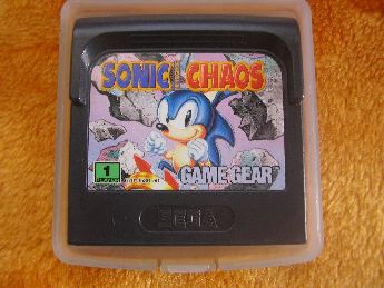 Sega Game Gear Sonic Chaos Oyun Kartuu