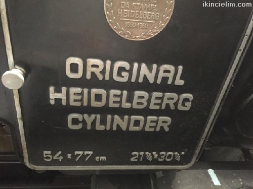 Heidelberg Cylinder Kazanl Satlk