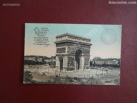 4 adet tarihi Avrupa Kartpostal