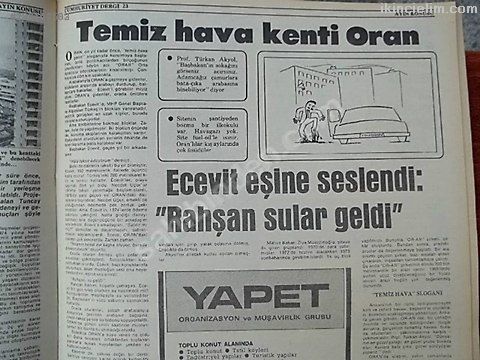 Cumhuriyet Dergileri, Ekonomi, Osman Gaziden Atat