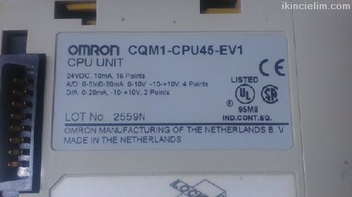 Omron Cqm1-Cpu45-Ev1 Plc