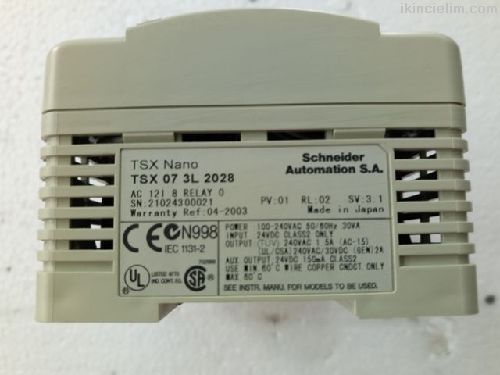 Schneider Nano Tsx-07-3L-2028 Plc