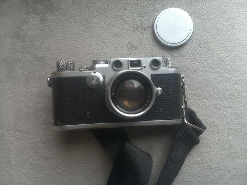 Antika Leica fotoraf makinesi+summitar f2,1953