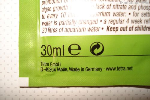 Tetra Plantamin 30 ml. Kapal Ambalajnda