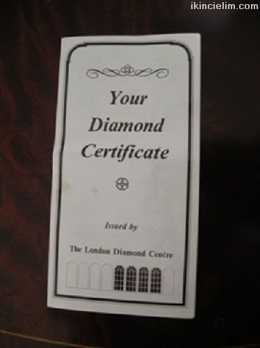 1989 Londra Tekta prlanta yzk London diamond C
