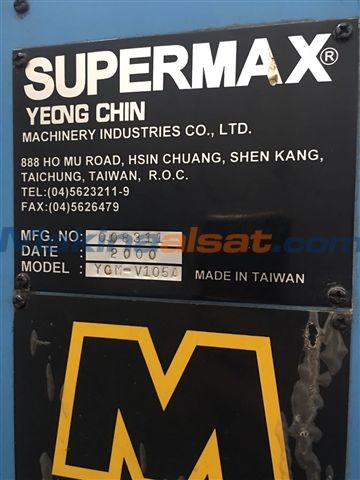 2001 Model Supermax 105A Cnc Dik lem