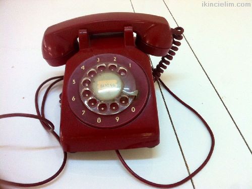 Satlk Dekoratif Antika Cevirmeli Telefon