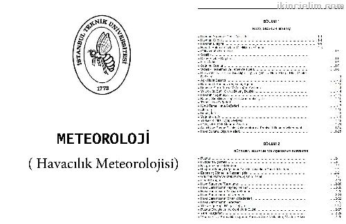 Meteoroloji ( Havacilik Meteorolojisi )